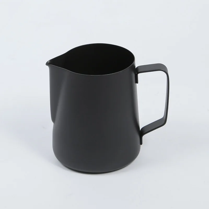 2024  Custom 350ml 600ml Milk Fronter Picther Milk Cup Espresso Latte Garland Bubbler Barista Stainless Steel 600ML Coffee Mug