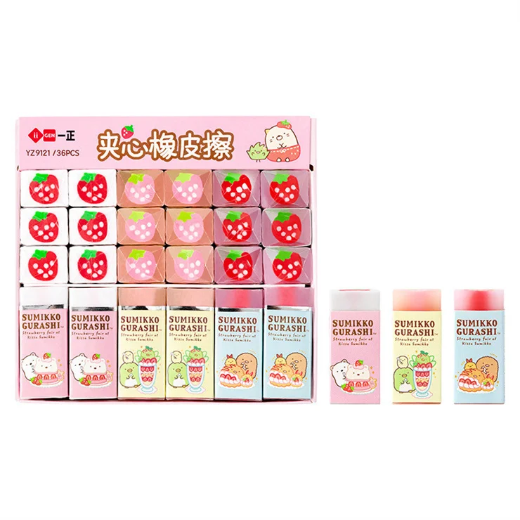 Korea Creative Children Stationery Price List Photos,Cartoon Strawberry  Design Pencil Color Eraser For Birthday Party School - Buy Pencil Color  Eraser,Strawberry Eraser,Stationery Price List Photos Product on 