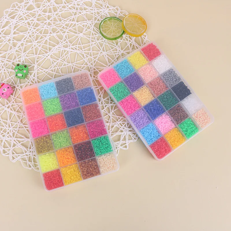 48 Colors 2.6mm Hama Beads Kit 26000 Pcs Hama Perler Beads For Kids Diy