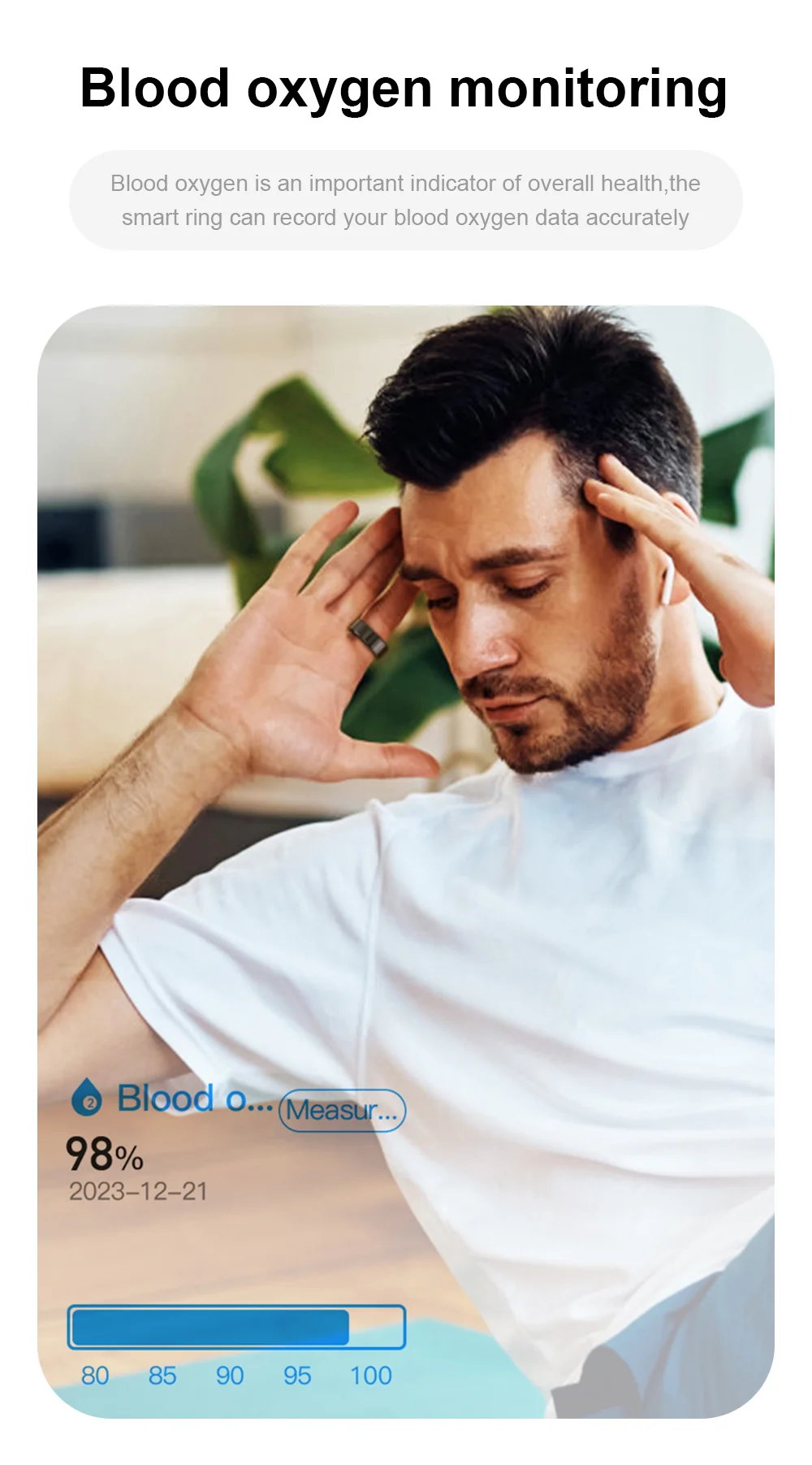 2024 Ai Insight Smart Ring Professional Sleep Monitoring Mood Ttaking Blood Oxygen Heart Rate Rings With Charging Station New - Buy Blood Oxygen Heart Rate Smart Finger Ring Ai Smart Ring health Sleep Tracking Rings