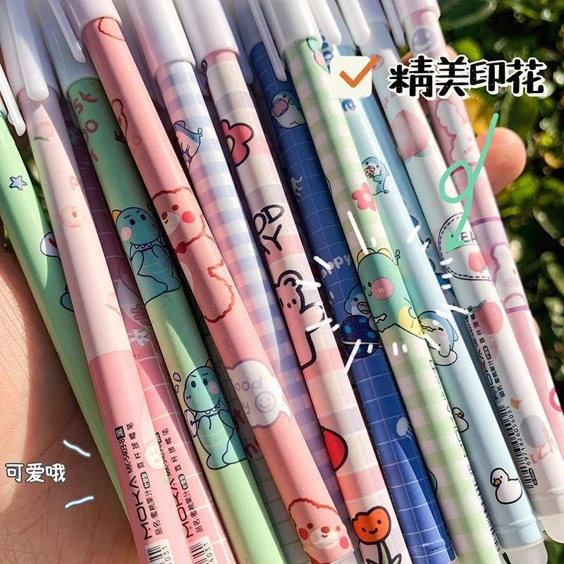 Cute Pens Kawaii Pens Fun Pens0.5mm Cat Paw Shiny Luminous Ballpoint Pens Stationery School Supplies Cute Stationary