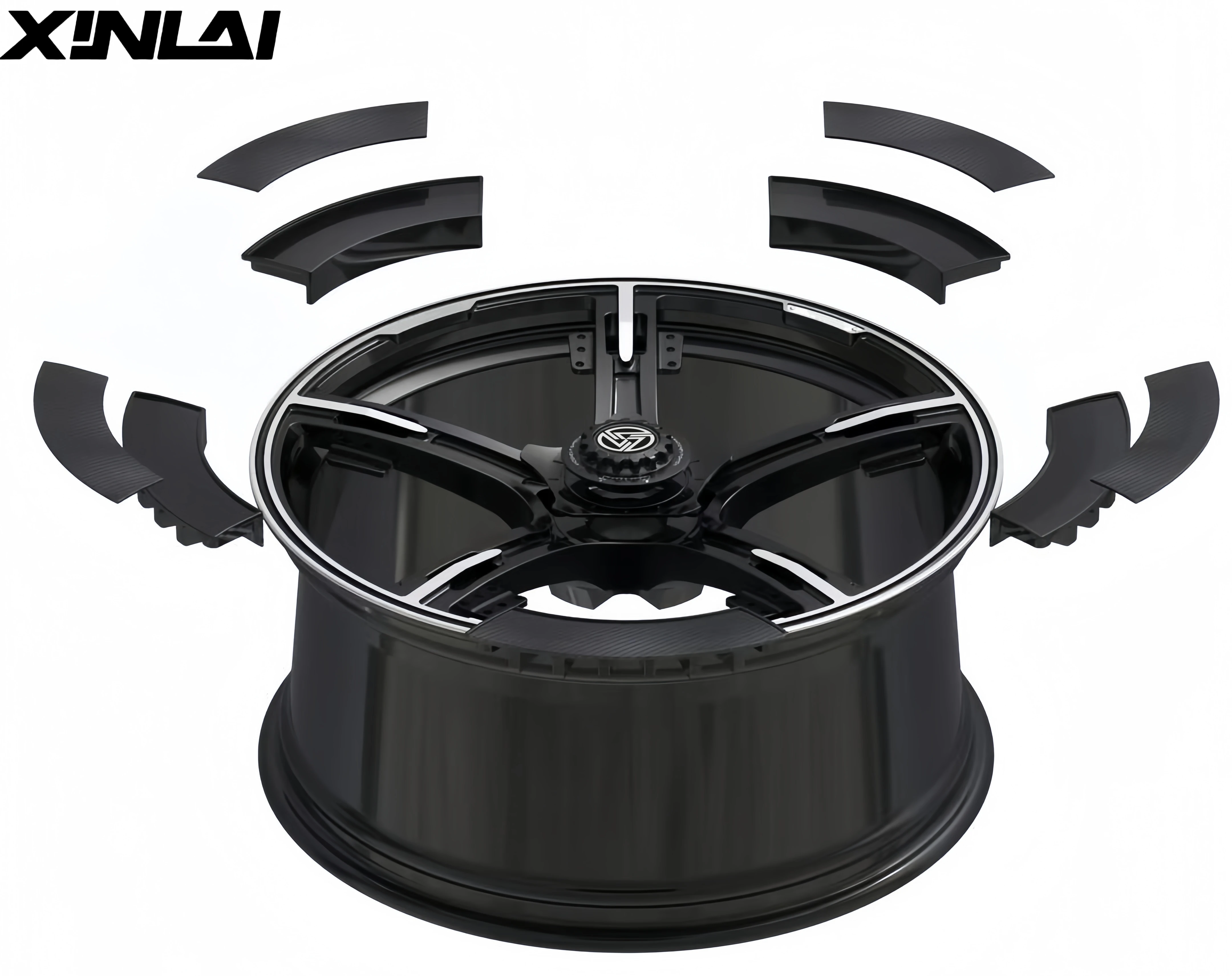 XL Carbon Fiber Multi Spoke Design Customization 5x120 5x112 5x114.3 18 19 20 21 22inch 2-piece Forged Wheels for Benz - Image 4