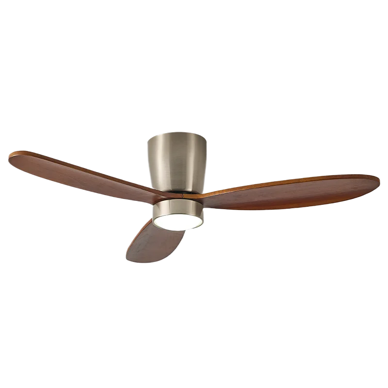 พัดลมเพดาน 52 นิ้ว พร้อมไฟ รีโมต 3 สี ≤30dB มอเตอร์ 35W พื้นที่ใช้งาน 15-18 ตร.ม. เปลี่ยนสินค้าฟรี