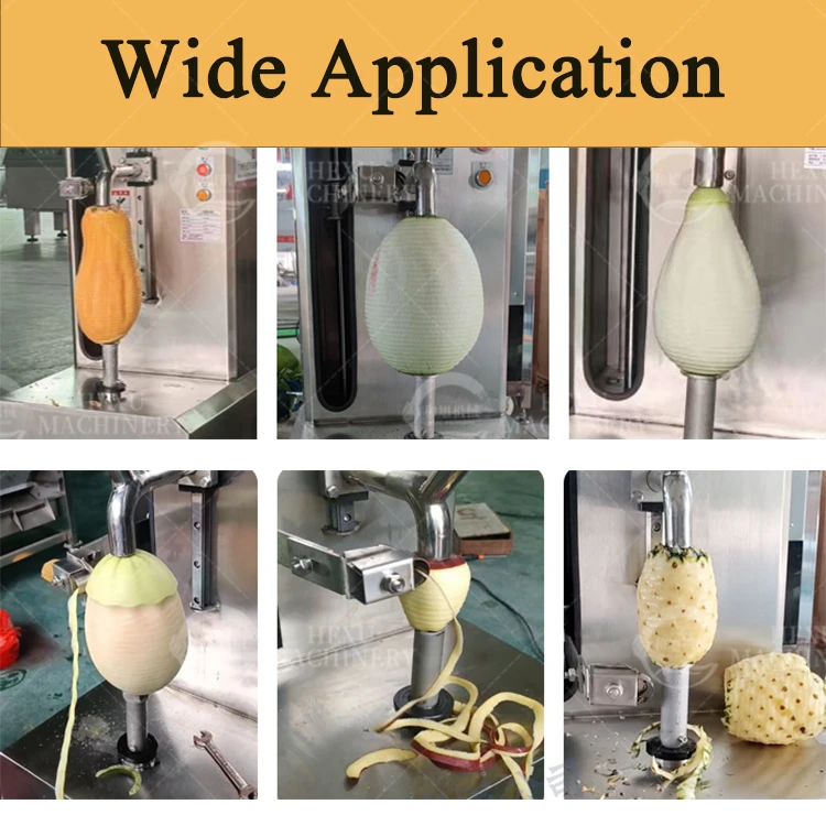 High Speed Papaya Apple Fresh Pineapple Orange Mango Peeling Machine