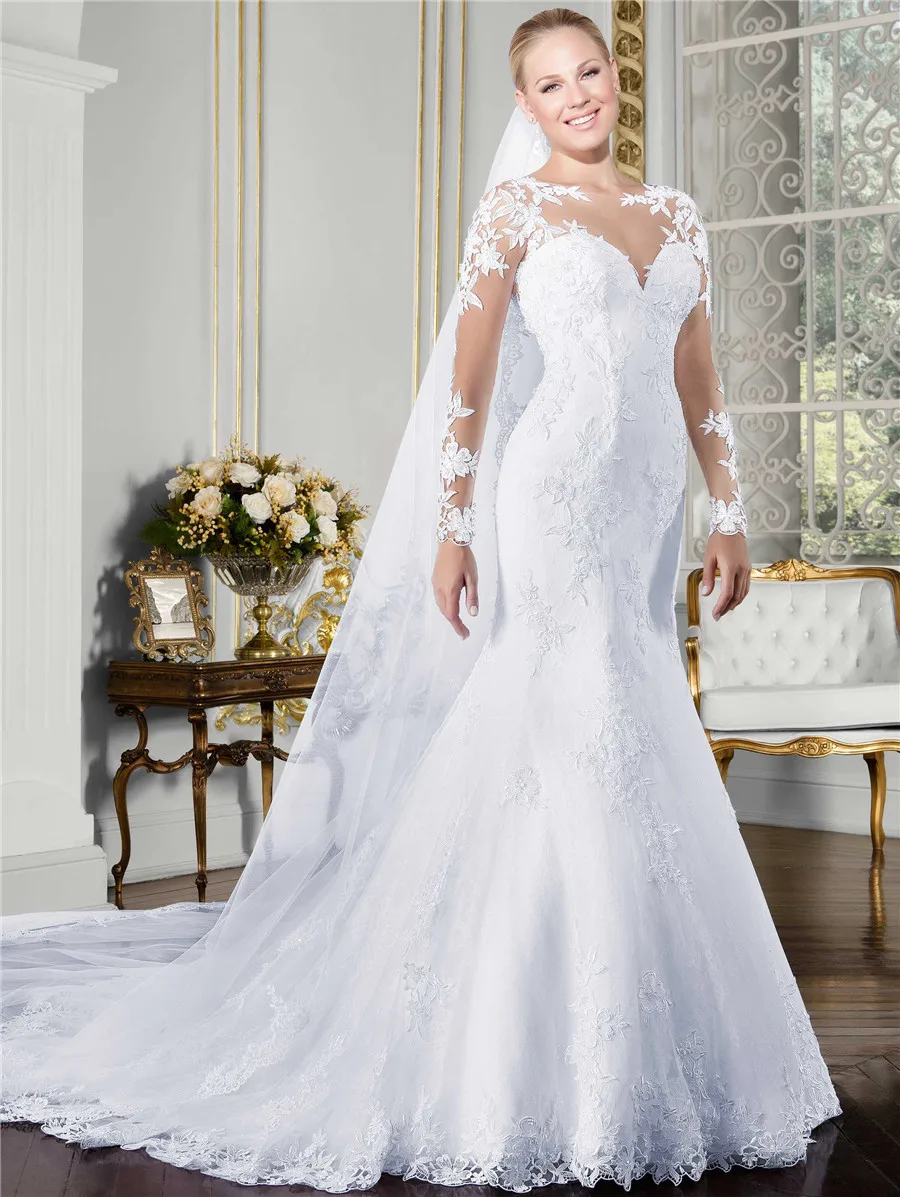 chinese dress ladies Custom Pearls Sheer Plunge Off-Shoulder Satin Wedding Dress