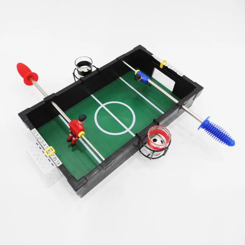 personas de plástico mesa de juegos de fútbol metegol pelota de fútbol  deportes regalo redondo interior juego de mesa de futbolín parte los niños 