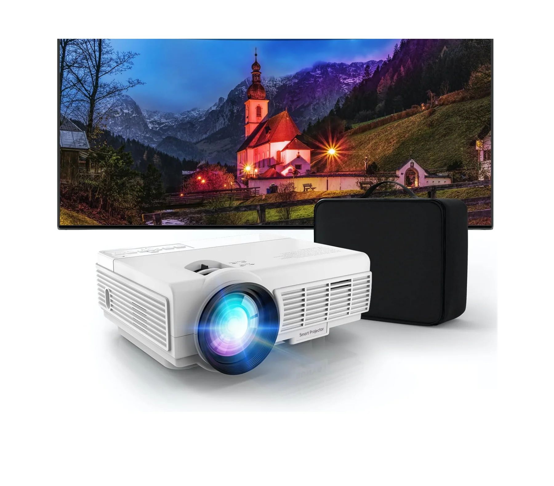 MINI SMART PROJECTOR 本体 Amazon.com: Mini Projector with WiFi and Bluetooth, 4K