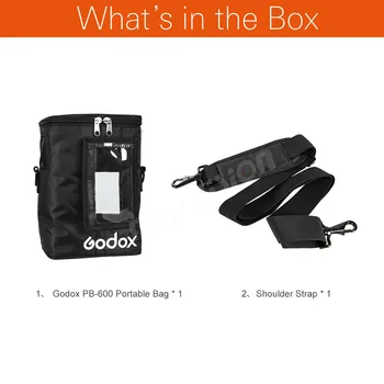 Godox PB-600 Portable Flash Bag Case Pouch Cover for Godox Witstro AD600 AD600B AD600M AD600BM product image