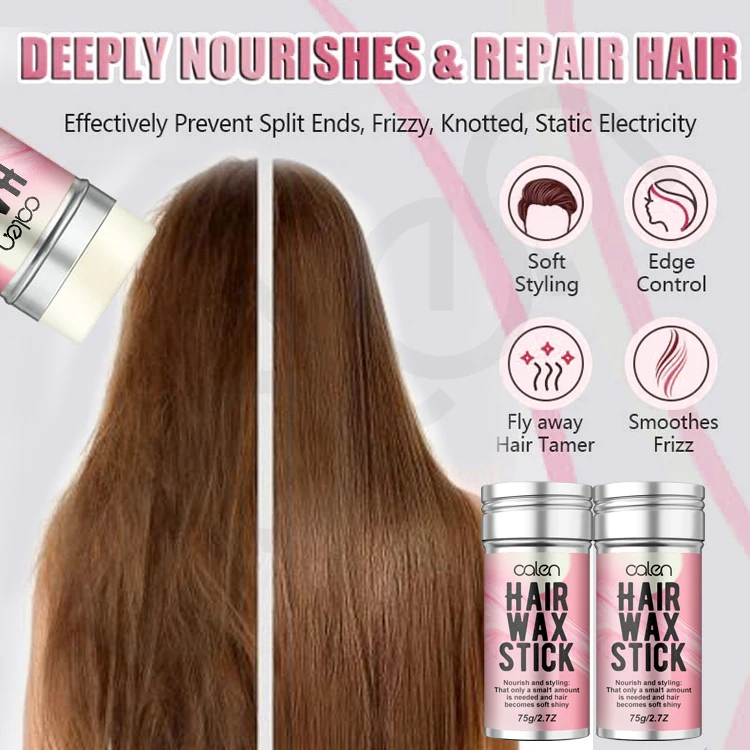 Private Label Hot Shaping Product Hair Strong Hold No Flaking And Residue Styling Hair Wax Stick