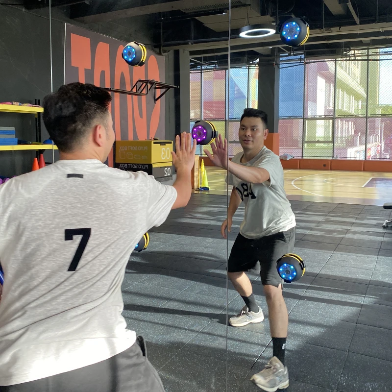 Basketball Football Boxing Sports Flash Reflex Fit Equipment Speed Agility Lamp Reaction Training Light 6 Lights+app LOW MOQ