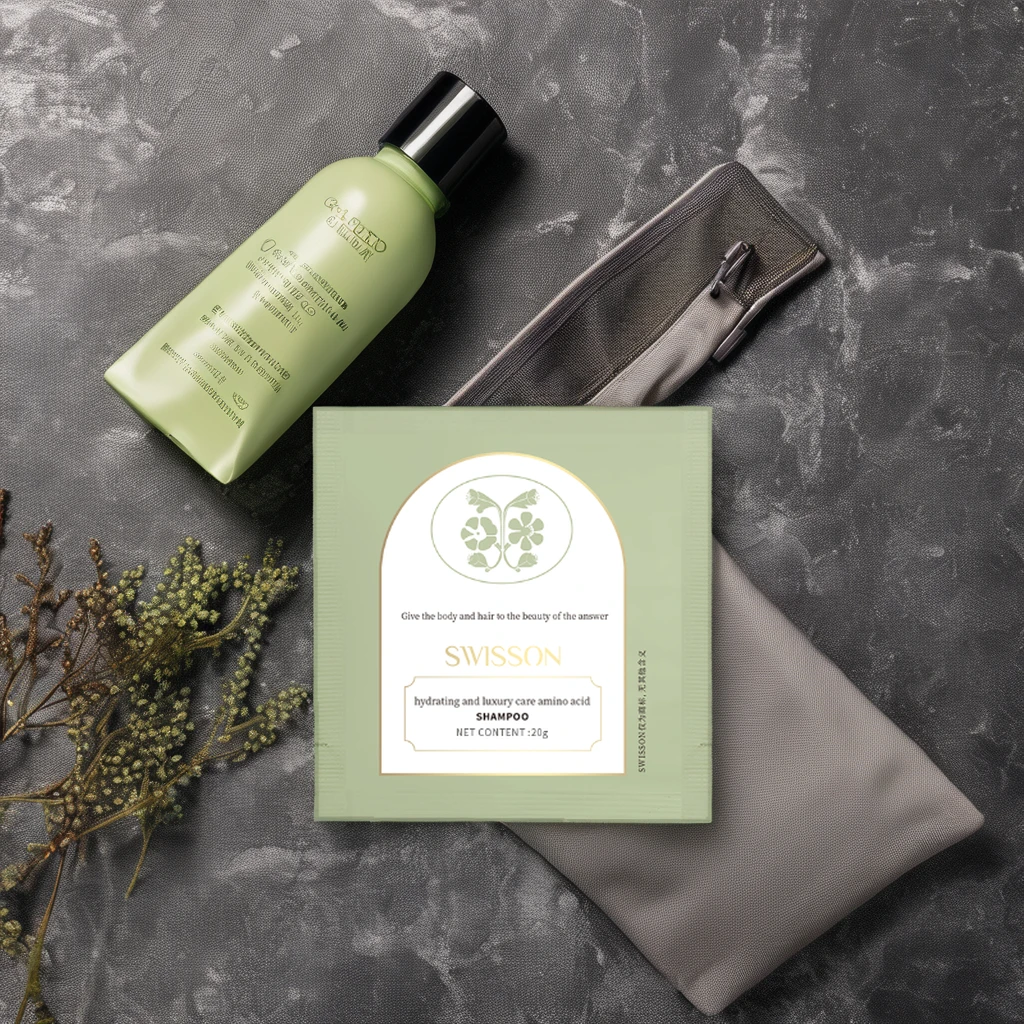 Private Label Amino Acid Gel Shampoo Custom Travel Size Sachet Packaging Mini Pouch for Damaged Hair OEM ODM