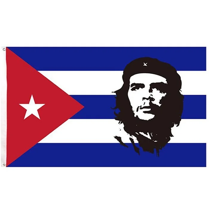 CHE GUEVARA MASSIVE 8X5 CUBA REVOLUTIONARY Freedom fighter FLAG COMMUNIST 
