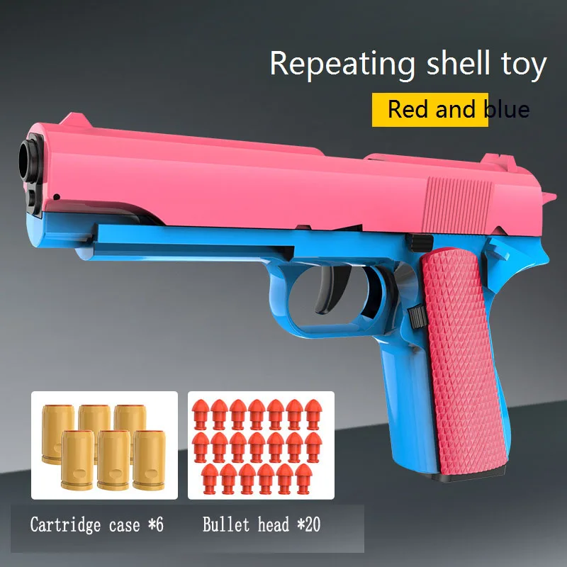 Полностью автоматический метательный пистолет Blowback 1911 Colt, метательный пистолет песчаный ястреб, мягкая пуля, игрушечный пистолет, оптовая продажа