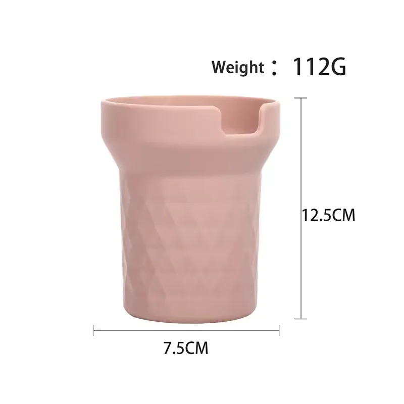 Portable Custom Logo Silicone Cup Sleeve Car Cup Protective Cover Drop-proof Convenient Silicone Water Bottle Bottom Sleeve manufacture