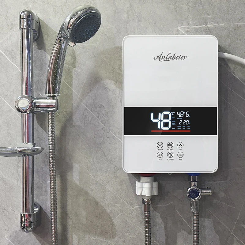 Digital LED Temperature Display Bathroom Instant Hot Electric Under Sink Water Heater