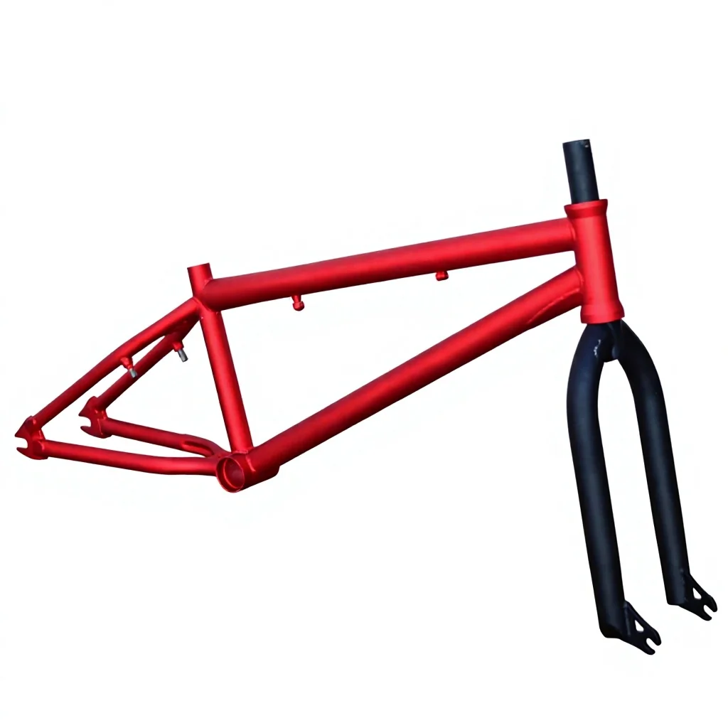 20 Inch BMX Frame - Chromoly 4130 Fork - Quality & Durability