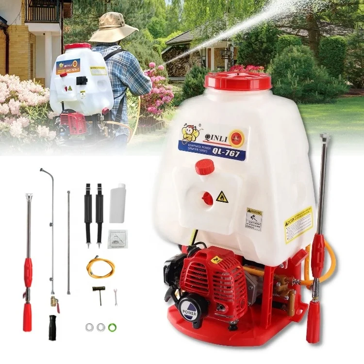 Wholesale Motorized 2 Stroke 26CC Engine Gasoline Agriculture Knapsack Petrol  Agricultural Power Sprayer Spraying Machine