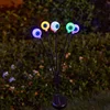Halloween (luz solar de globo ocular) color 6 cabezas