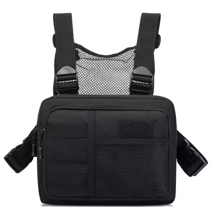 Outdoor Tactical Vest with Padded Shoulder Strap Wholesale Unisex Chest Bag Backpack