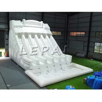 Commercial grade inflatable water slides giant wet and dry inflatable slide Factory high quality inflatable pool slide for party