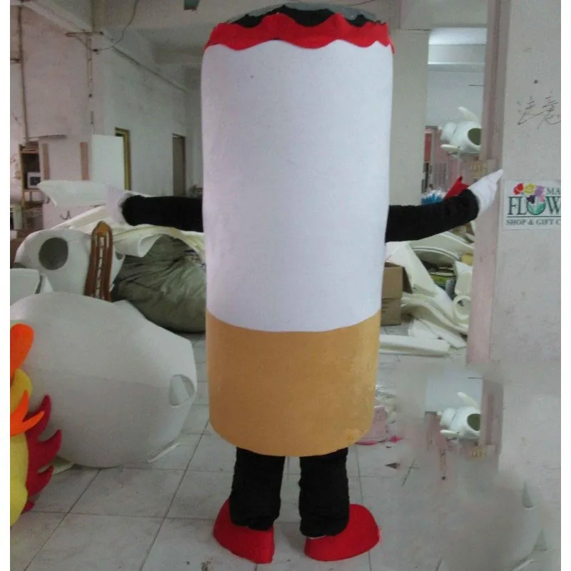 Professional Custom Laughing Cigarette Mascot Costume for Adults