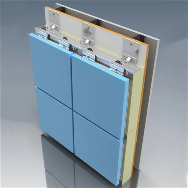fabricación de paneles compuestos de aluminio / alucobond / acp para revestimiento de paredes exteriores