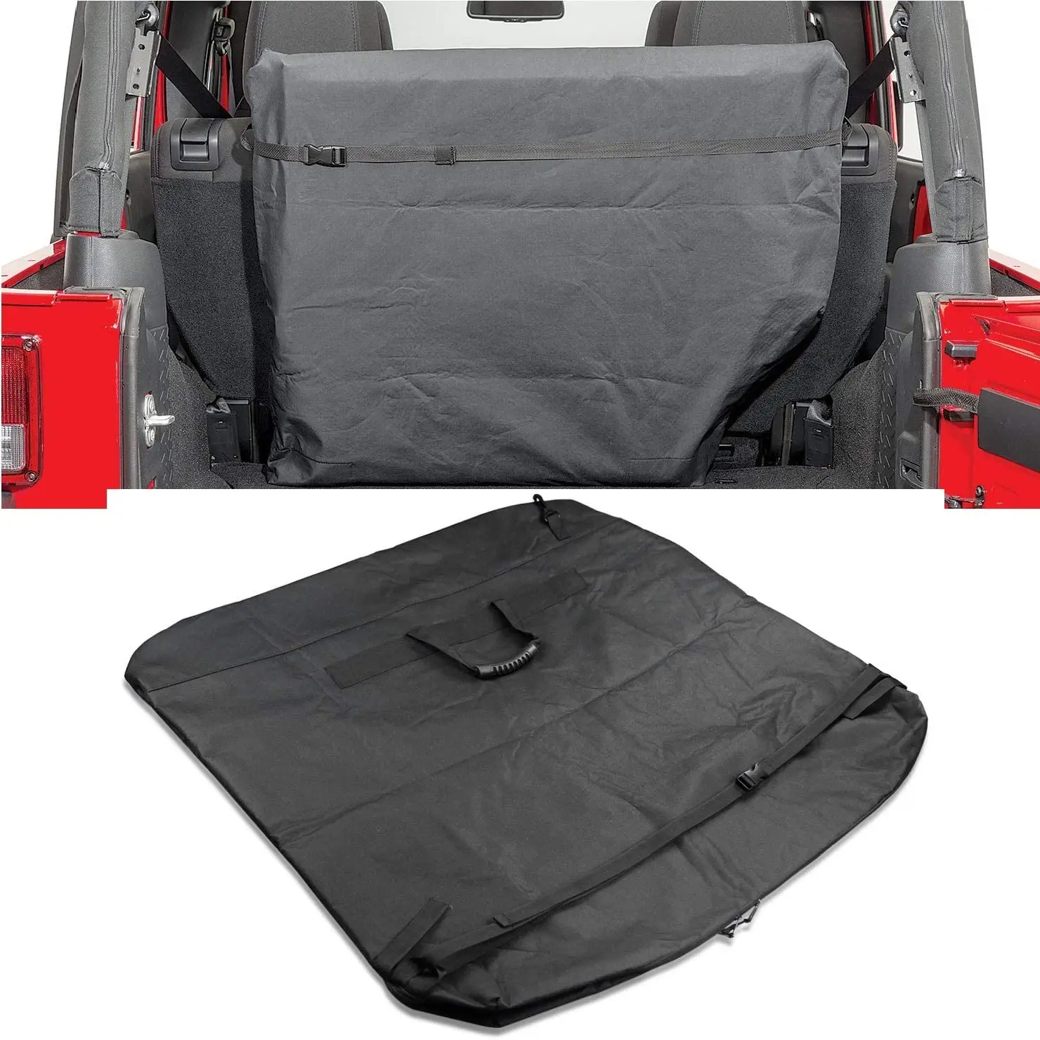 Fit For Jeep Wrangler Jk Jku Tj Jl Freedom Top Panels Storage Bag Black  Carrying Case Cage With Grab Handle - Buy Freedom Panel Hard Top Storage Bag  With Handle For Jeep