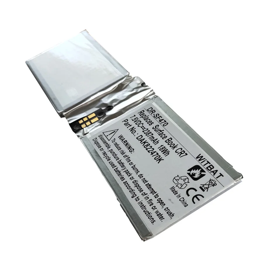 DAK822470K for Microsoft Surface Book CR7 G3HTA020H Tablet PC battery