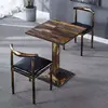 60*60 mesa y dos sillas con piso de luz