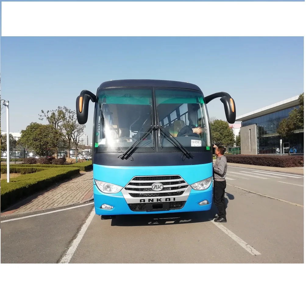 ANKAI 60 Seater Bus Front Engine Coummutor Miner Transportation  Economic  Comfortable  Strong Buses for Africa  Tour Bus Tou