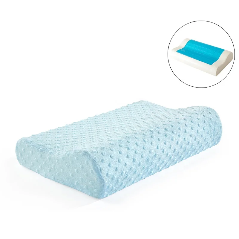 Cheap Gel Infused Memory Foam Pillow Cooling Therapeutic