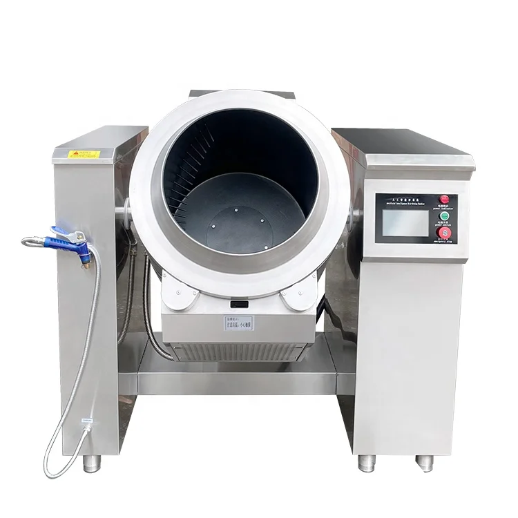 Commercial Electric Intelligent Automatic Stir Frying Machine Automatic Cooking Machine Gas Auto Cooking Stir Fryer