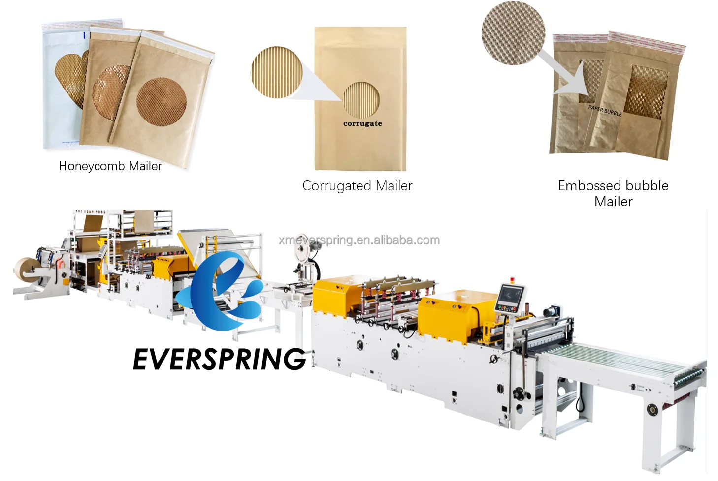 Envelope Bagging Curbside Recyclable Honeycomb Kraft Paper Padded Envelope for Mailing ...