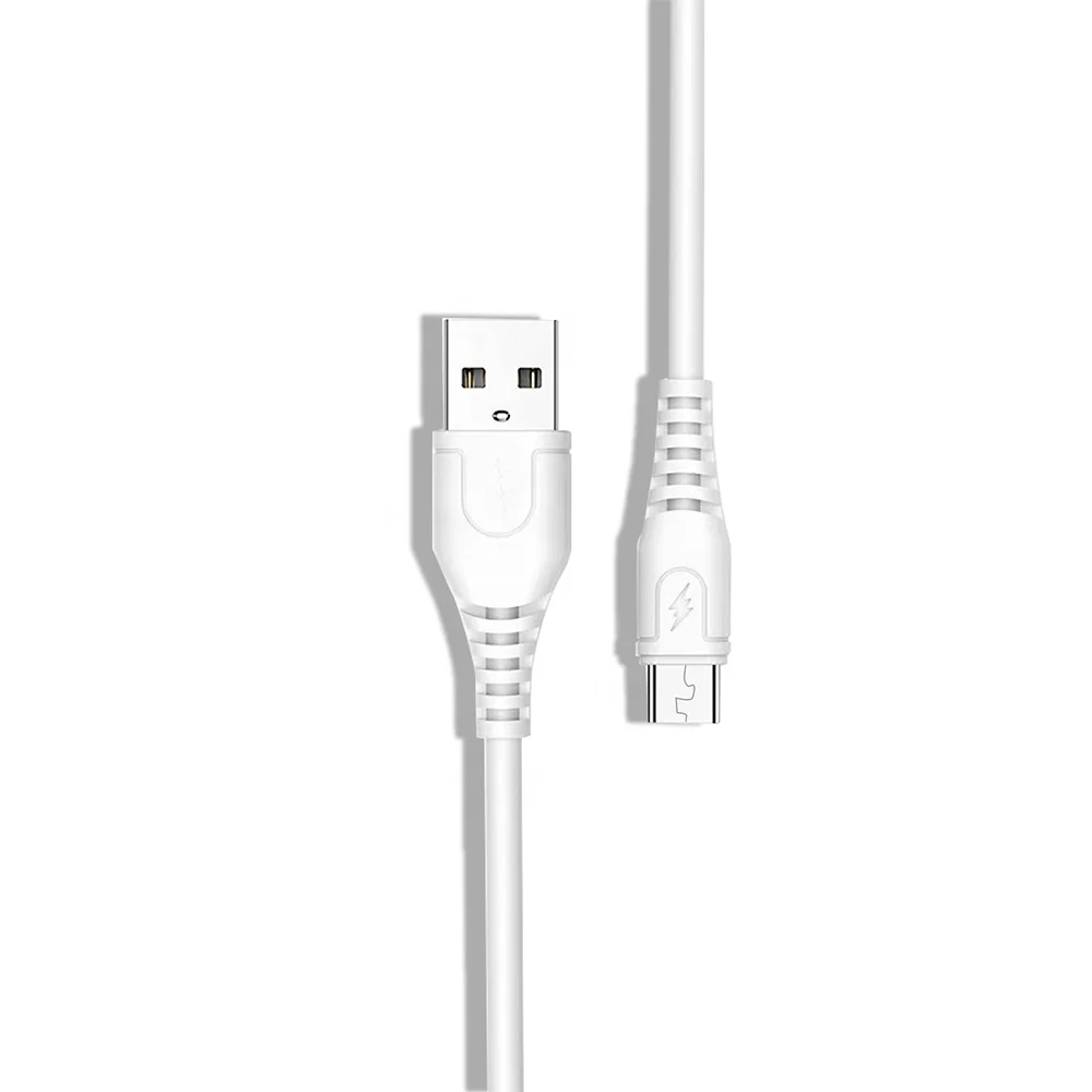 2A voedingskabel V8 microlader van kunststof (PVC) voor snel opladen van smartphones (USB-kabel)_voghion.com