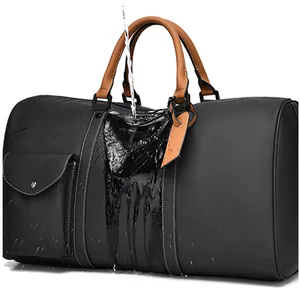 Factory Custom Gym Bag Film Leather  Workout Sports Wet  Compartment for Travel for Men & Women