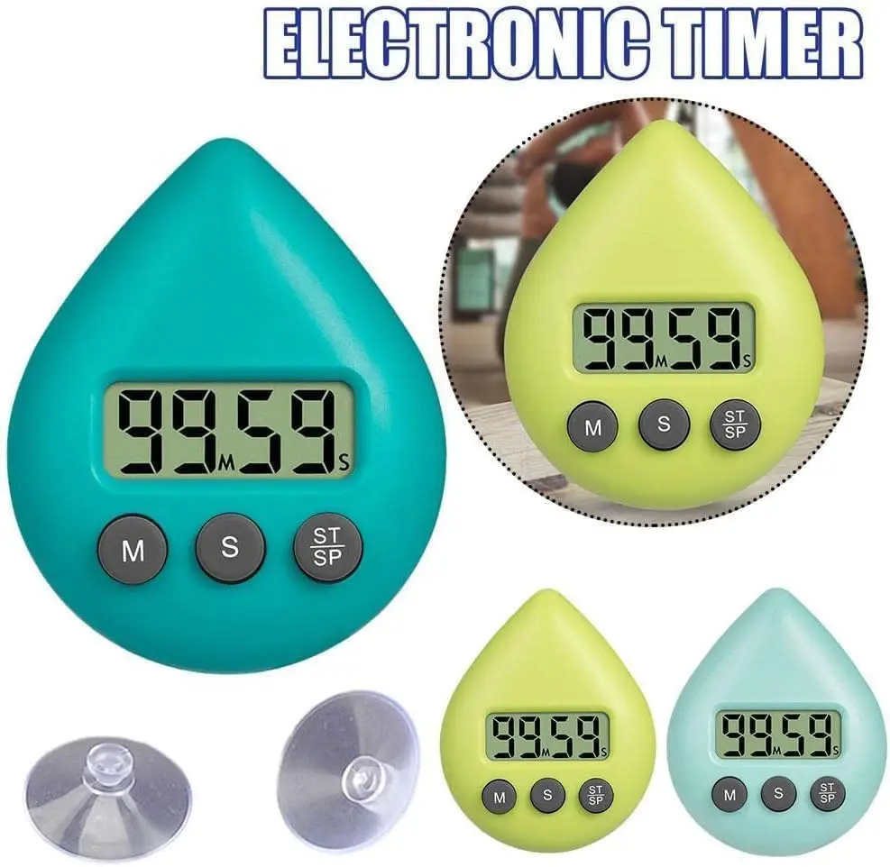 Promotional Gift Mini Plastic Magnetic Electronic Kitchen Egg Timer Countdown Digital Cooking Kitchen Timer