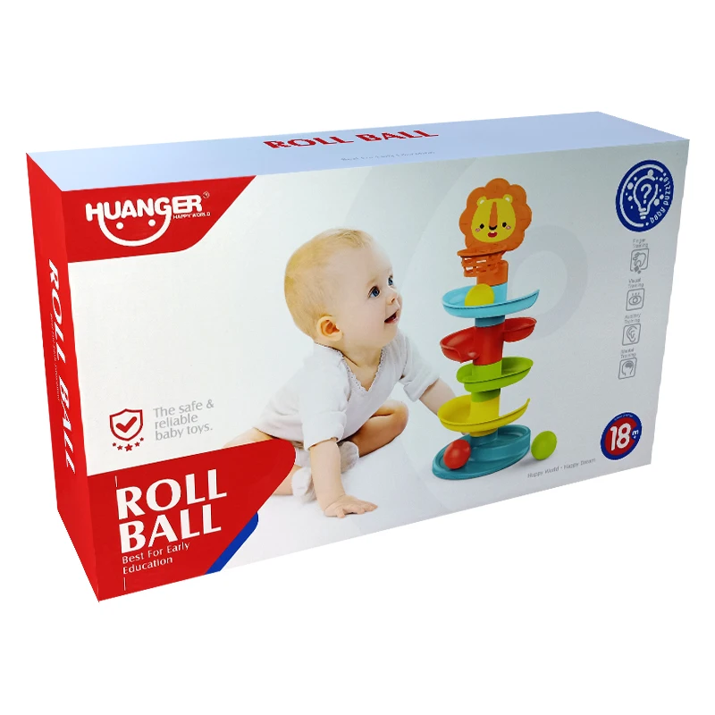 5 Layer Ball Drop And Roll Swirling Tower Huanger Roll Ball Toys