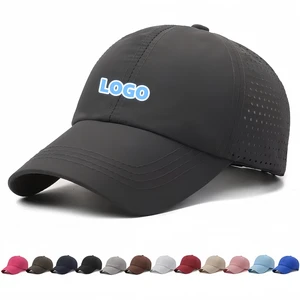 High Quality Quick Dry Sports Caps Breathable Mesh Caps New Material Eco-friendly Golf Hat Running Sun Hats
