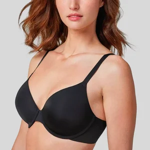 Nahtloser Non Padded Hook BH Anti-Bacterial Supportive Seamed Gathering Brasier Push Spandex Polyester Soft Underwire Thin Bra