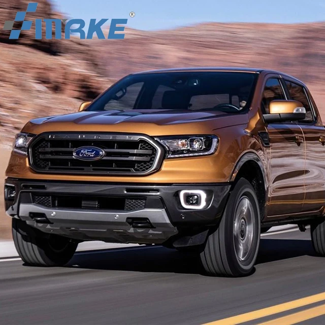 Smrke LED DRL for Ford Ranger Wildtrak 2019 2020 Daytime Running Light Fog Lamp with Turn Signal