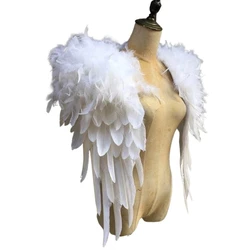 Surakey Nouveau-Né Photographie Prop, Blanc Ange Plume Ailes et Plume Bandeau, Photo Ange Costume Photographie Prop Outfits Nouveau Né Photographie