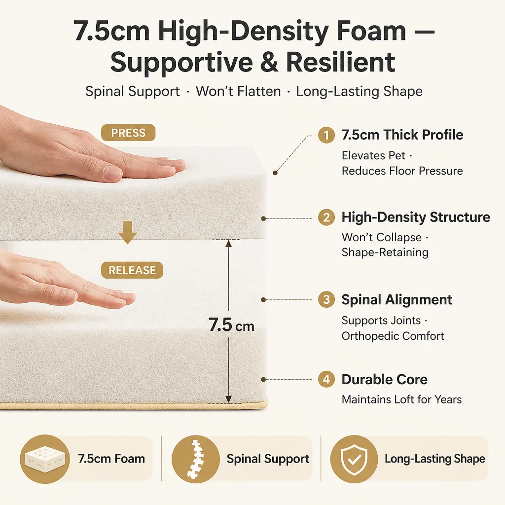 Reversible Dog Bed Mat Sherpa Warm — Product details 6