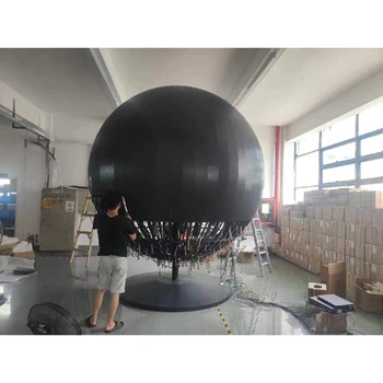 P2/P2.5/P4 Indoor 360 degree Spherical Led Ball Round Wall Sphere diameter 1m/2m/3m Led Advertising Ball Video Display