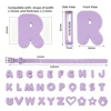 Purple-L(30 letters+1 collar)