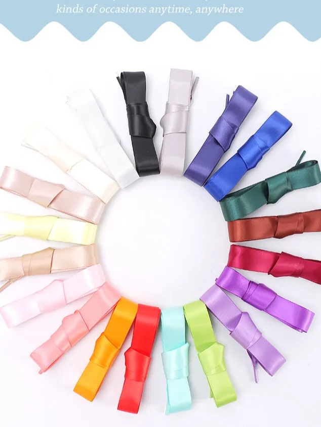 Wholesale Cheap Aglets Ribbon Color Fancy 2cm Width Shoe Laces Pink