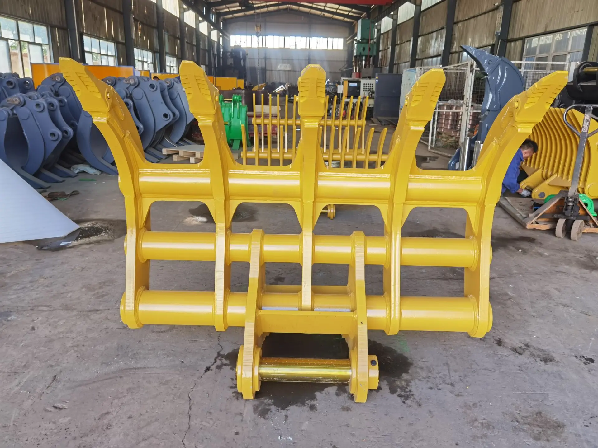 1000mm- 2400mm Excavator Root Rake 1-80T Root Rake For Mini Excavator