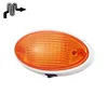 LEDs ambre + lentille ambre + base blanche