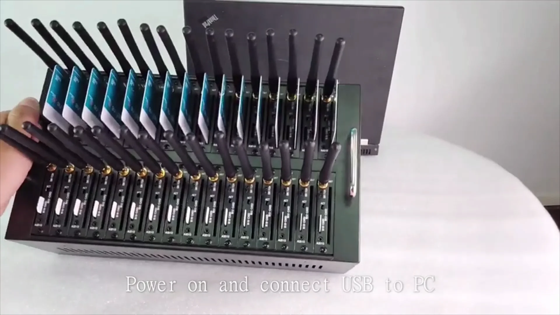 32 Port 2g/ 3g/4g Multi Bulk Sms 32 Sim Card Box Sms Gateway Gsm Modems