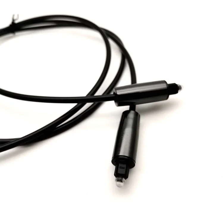 High Speed Toslink to Toslink Plug Zinc Metallic Case Nylon Braided audio Toslink cable Digital Fiber optic fiber cable price