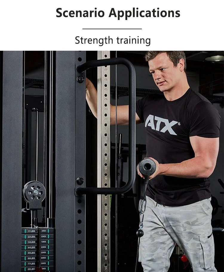 THYFIT Exercise Handle Grip - Heavy Duty Pulley Cable Machine